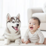 赤ちゃんとハスキー犬が安心 同居の新常識7つ