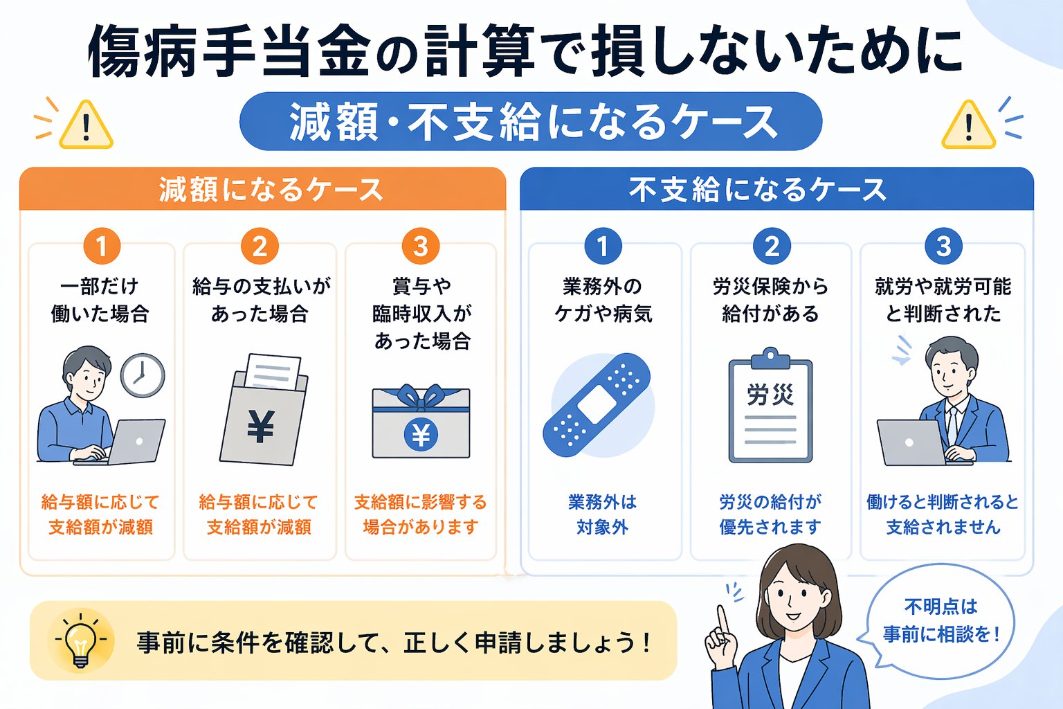 損しないための検査が必要なケースと不要なケース