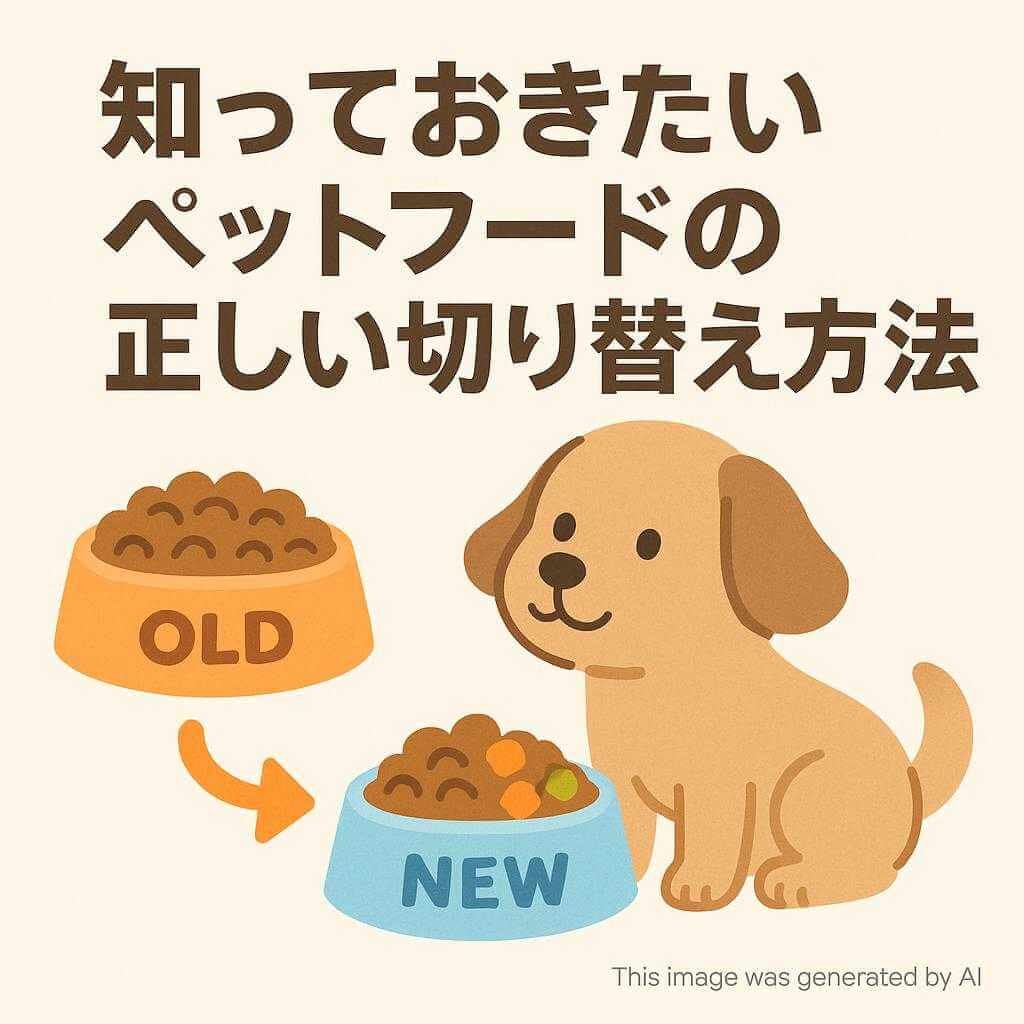 失敗しにくいドッグフード切り替え5ステップ