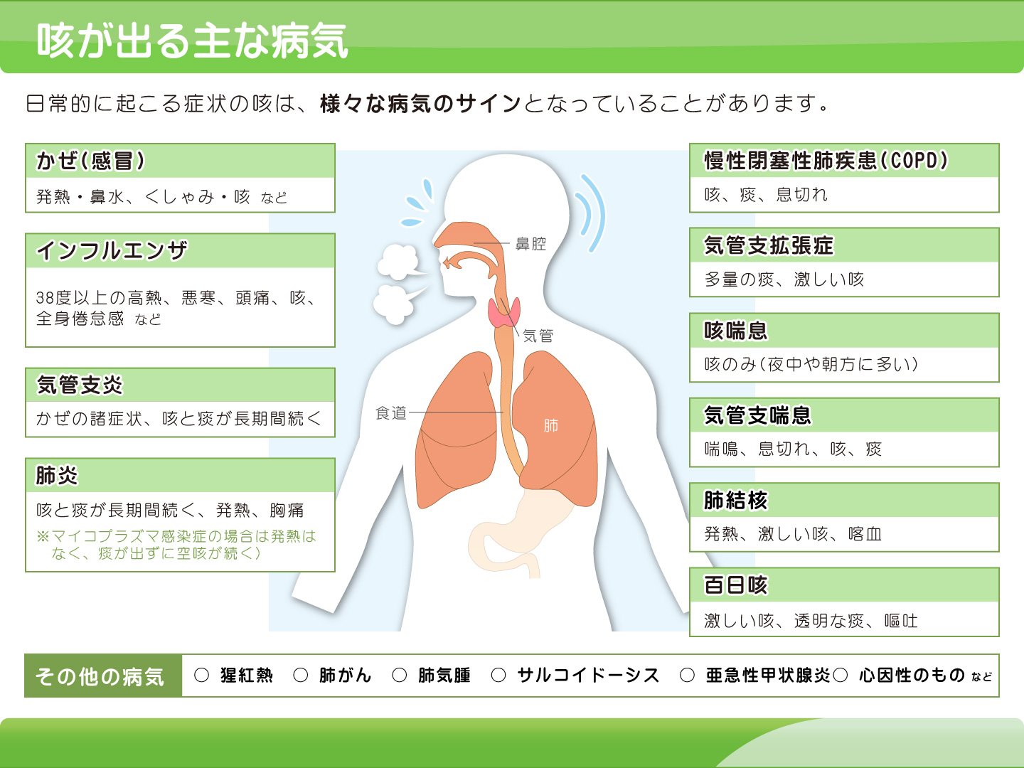 咳の様子から重症度を見極めるポイント