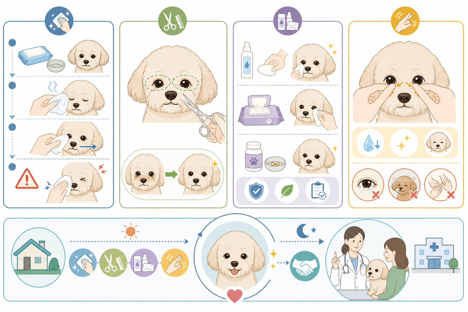 自宅でできる涙やけのケア方法