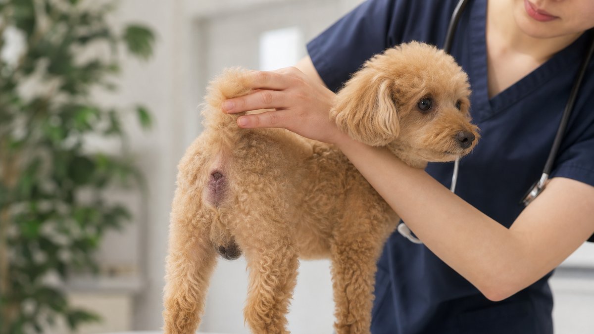 犬の去勢後の黒い腫れ…病気か正常か3つの見分け方