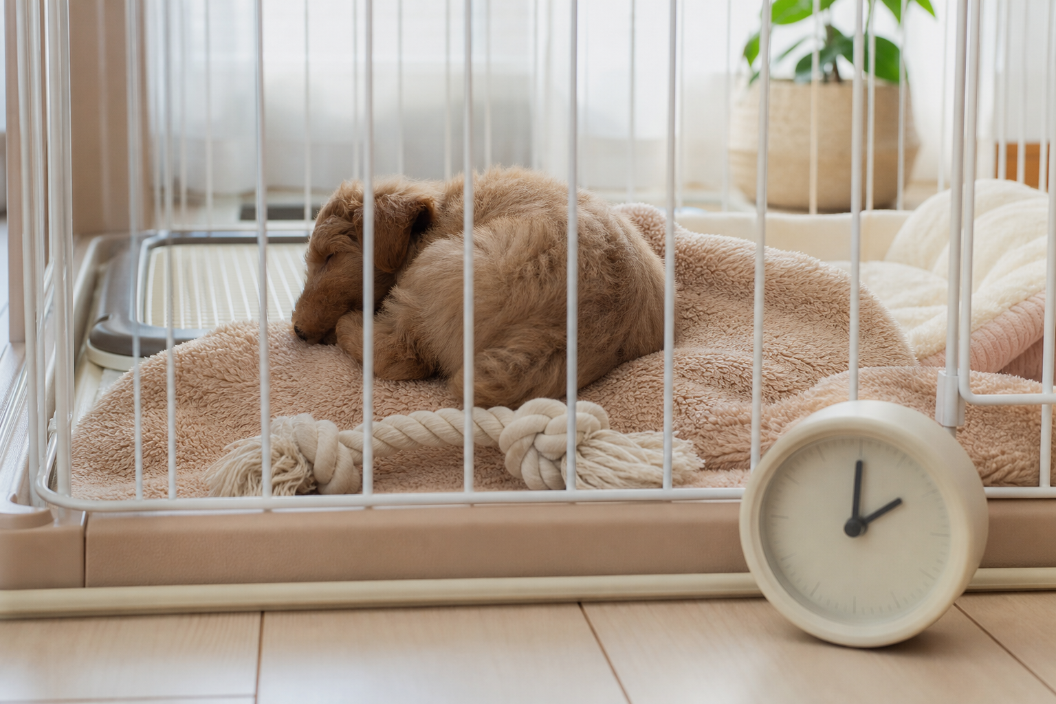 子犬の留守番はいつからできる?月齢別の目安を解説