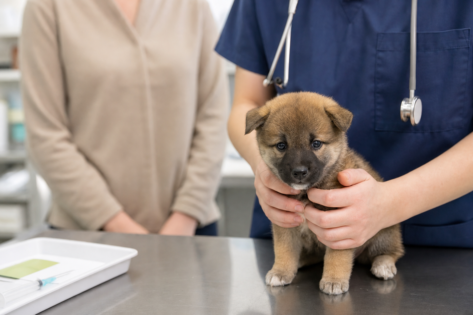 子犬のワクチン接種スケジュール|生後週齢ごとの目安