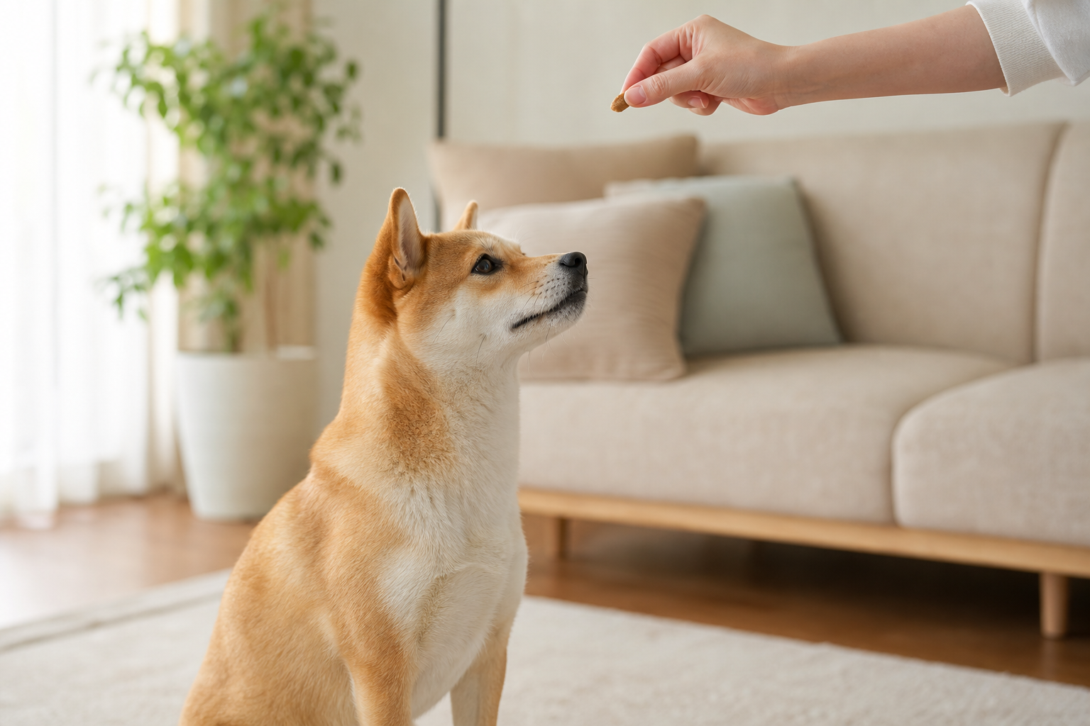 拾い食いをやめさせるしつけ方法【室内トレーニング編】