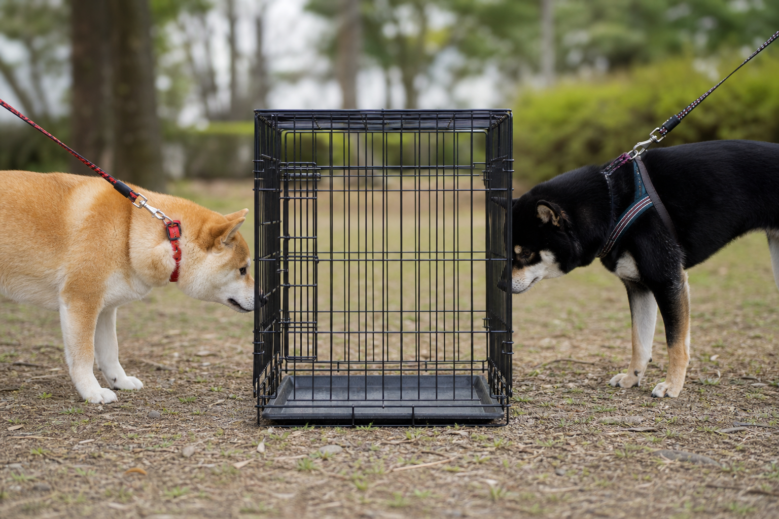 先住犬と新しい犬の初顔合わせ・慣らし方のステップ