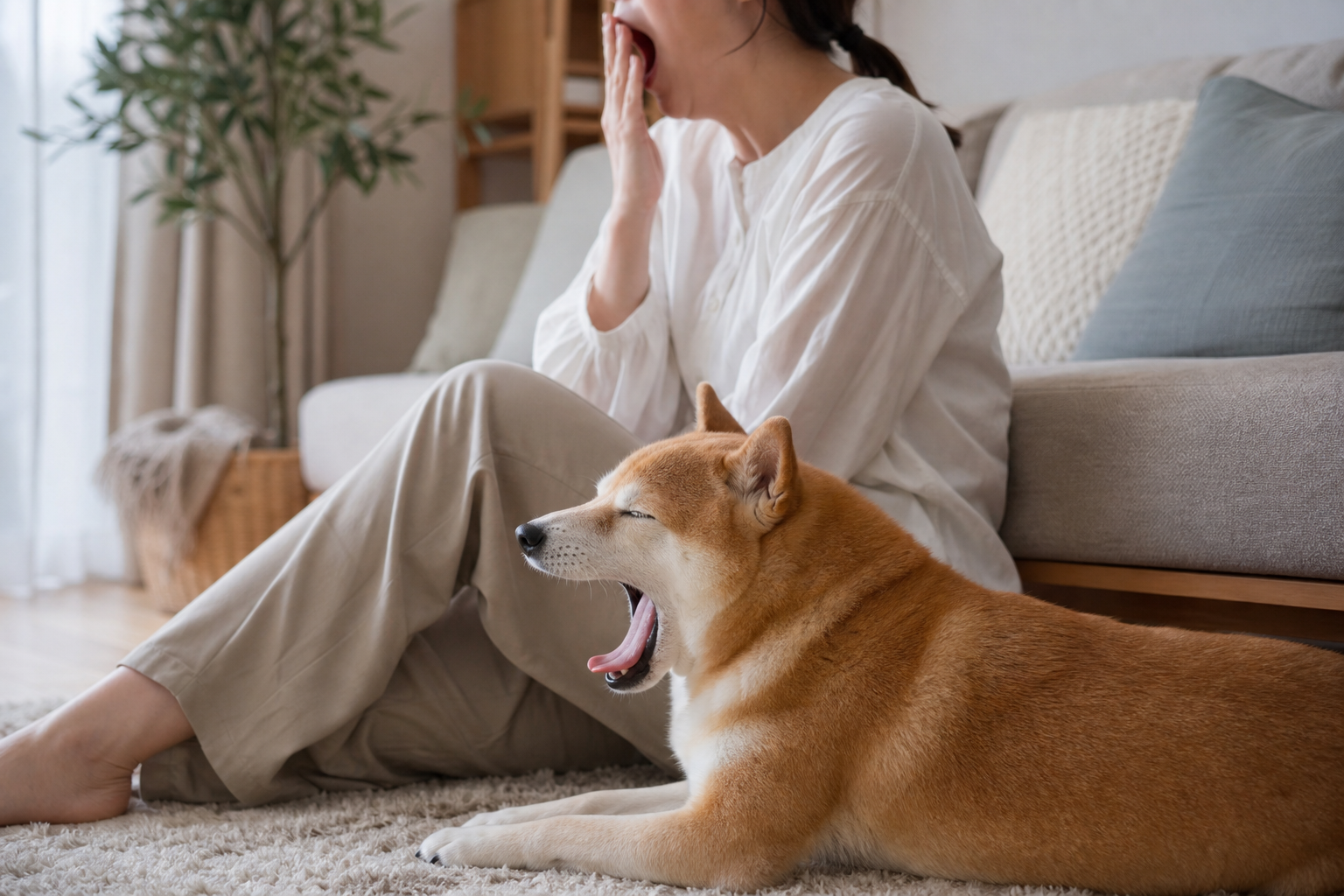 飼い主のあくびが犬にうつる?――絆と信頼関係を示す「伝染するあくび」の科学