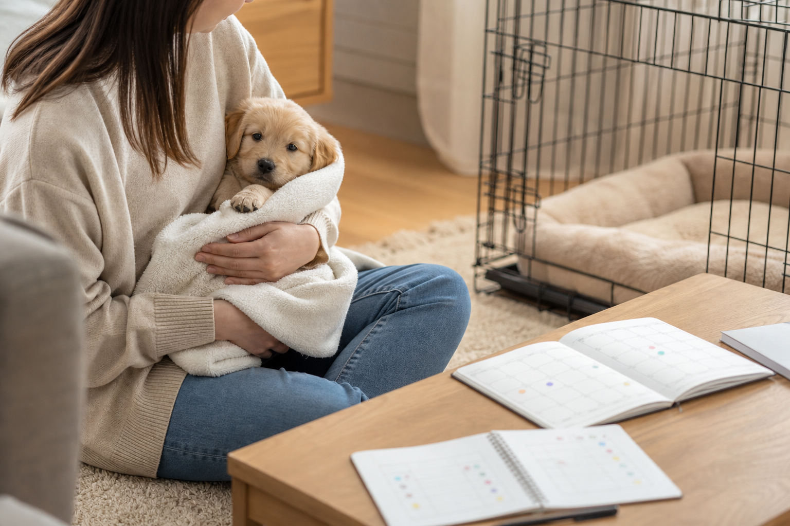 ワクチン接種スケジュールと並行して進める子犬のしつけ計画