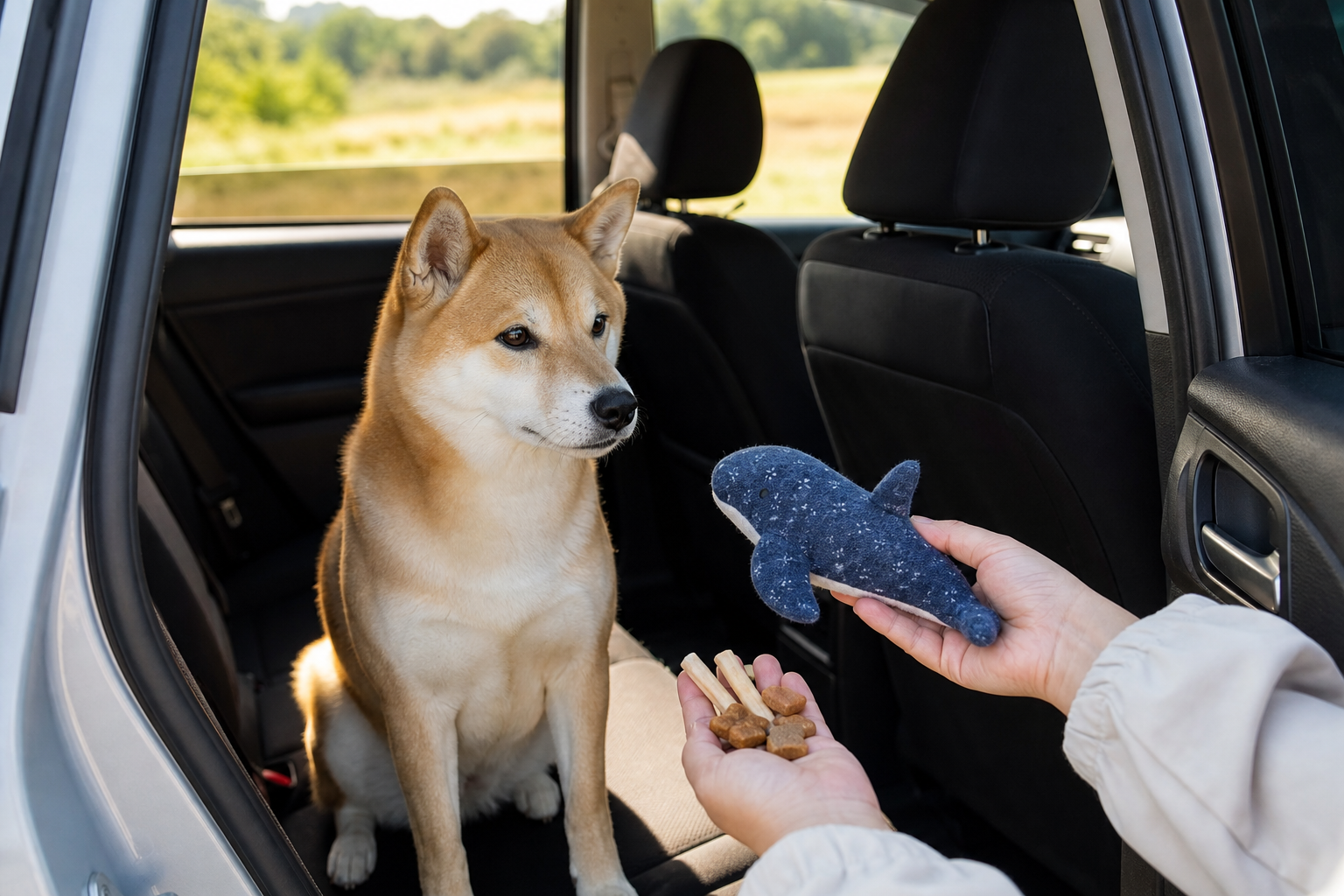 車が苦手な犬を慣れさせる3ステップトレーニング