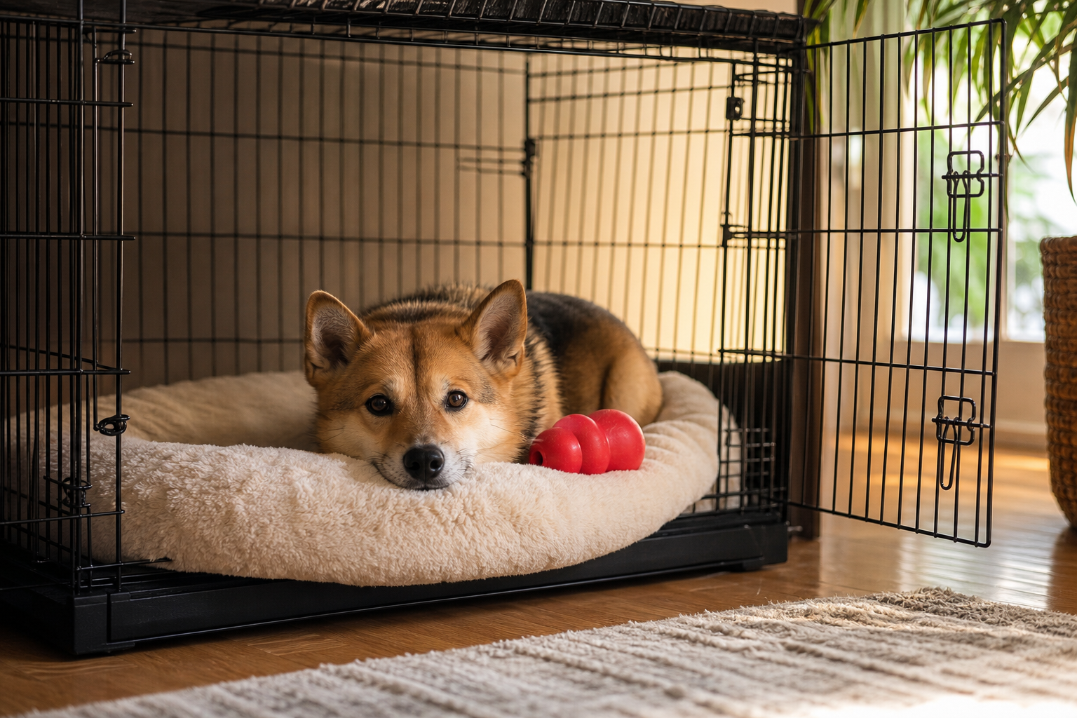 犬をケージに慣れさせる方法｜ストレスなく好きな場所にする5ステップ