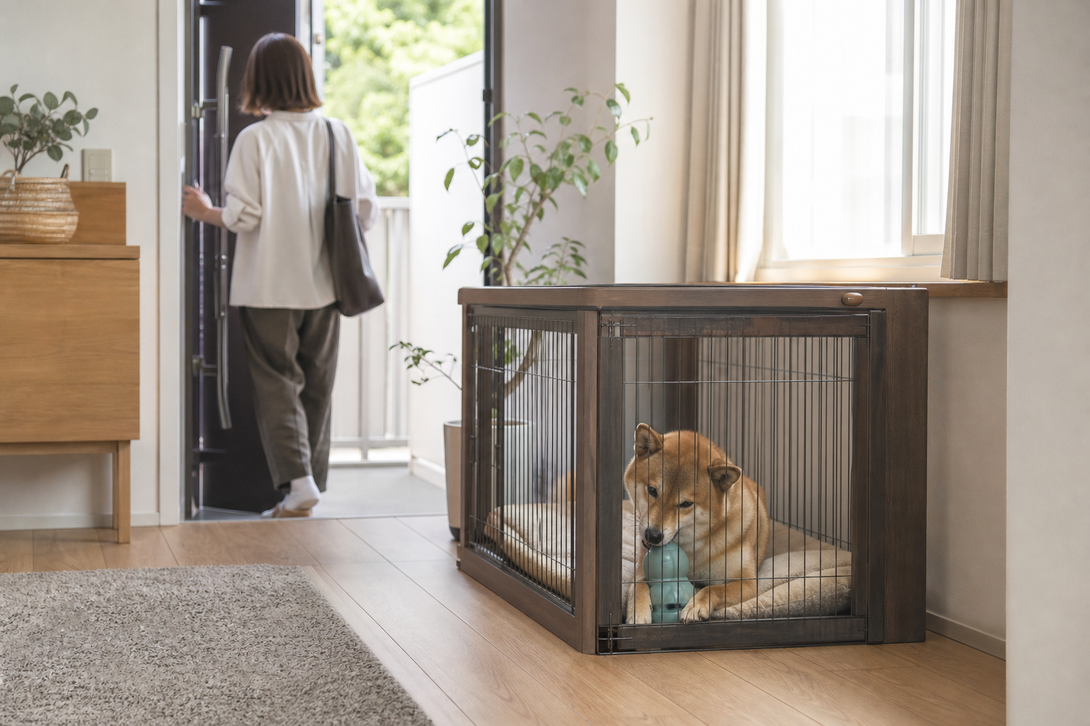 一人暮らしで犬に留守番させるときの正しい対処法