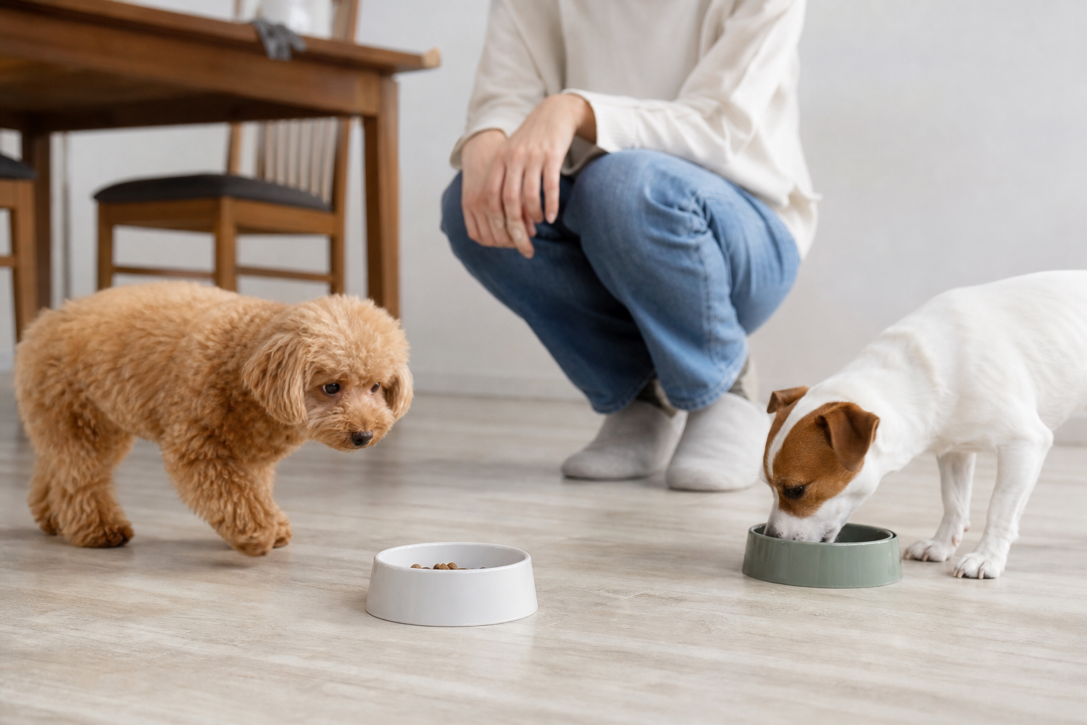 先住犬がストレスを抱えているサインと対処法