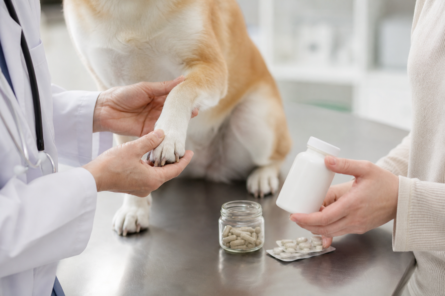 サプリと動物病院の治療はどう組み合わせる?薬との併用ルール