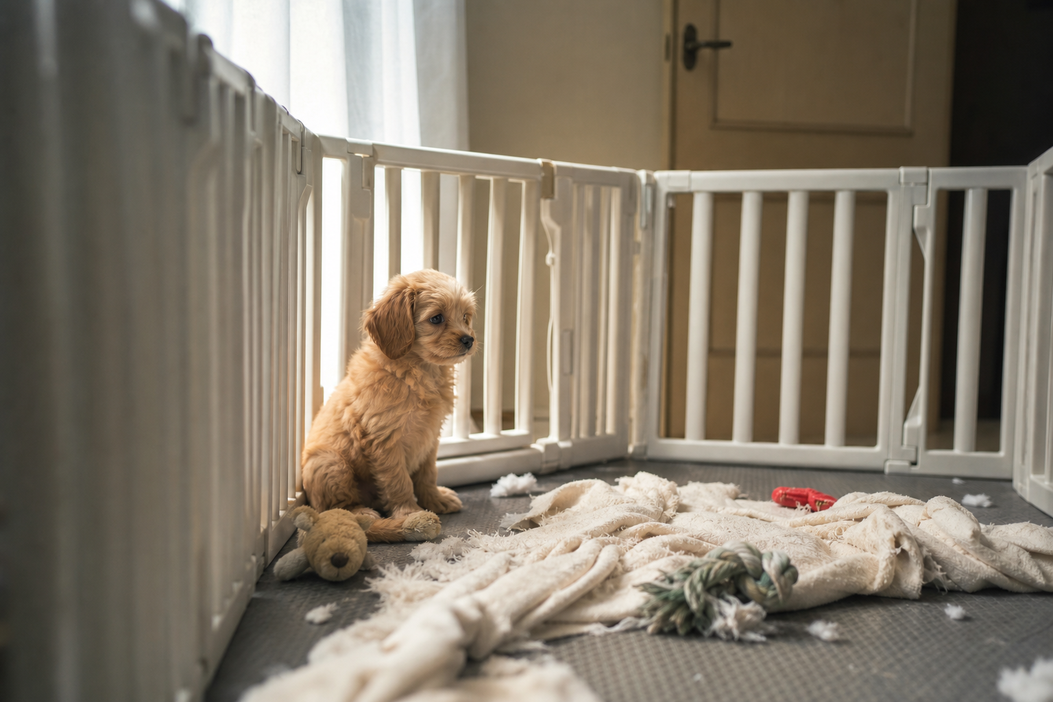 分離不安症とは?子犬期の留守番が引き起こすリスク