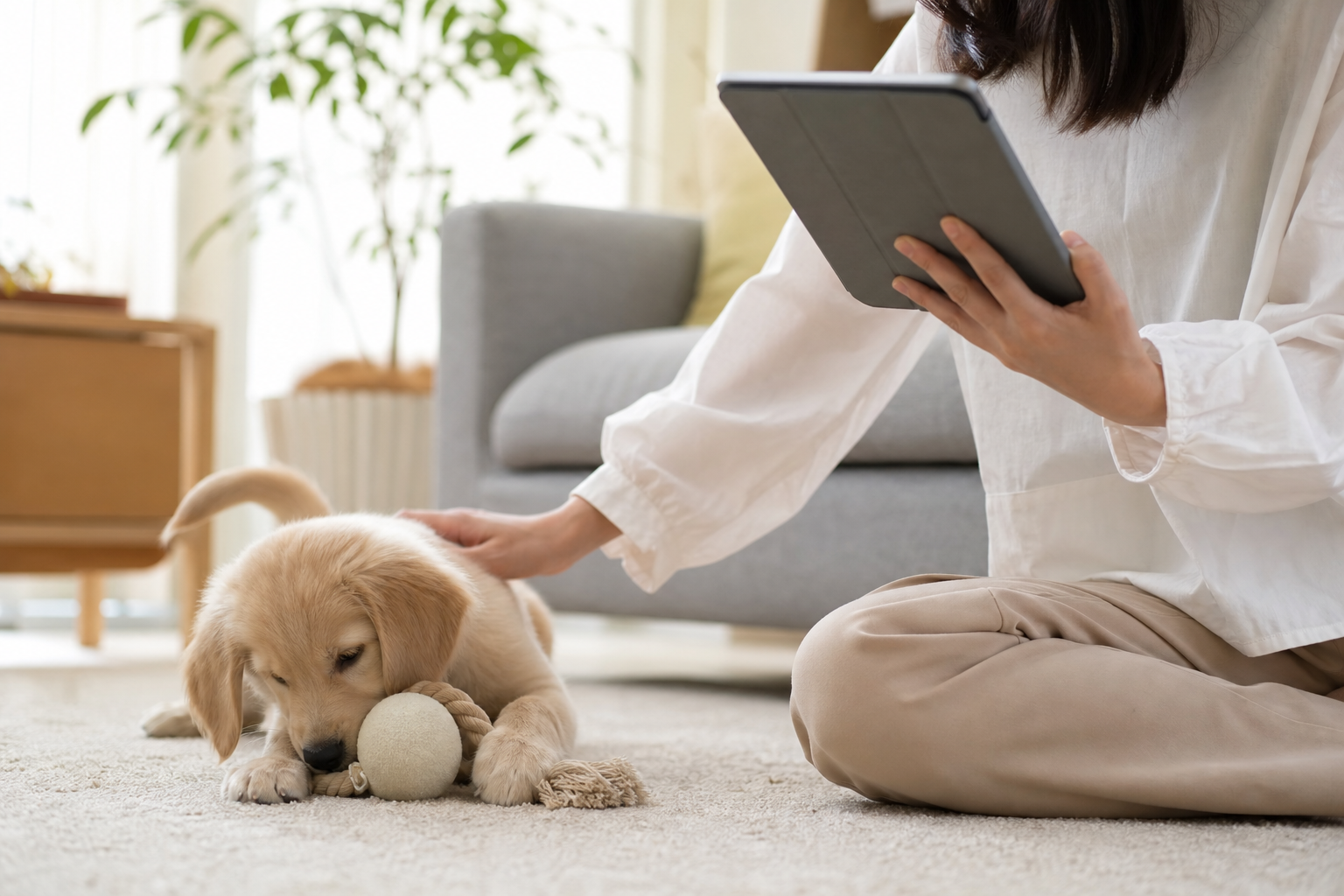 共働き・一人暮らしでも子犬を迎えるための現実的な対策