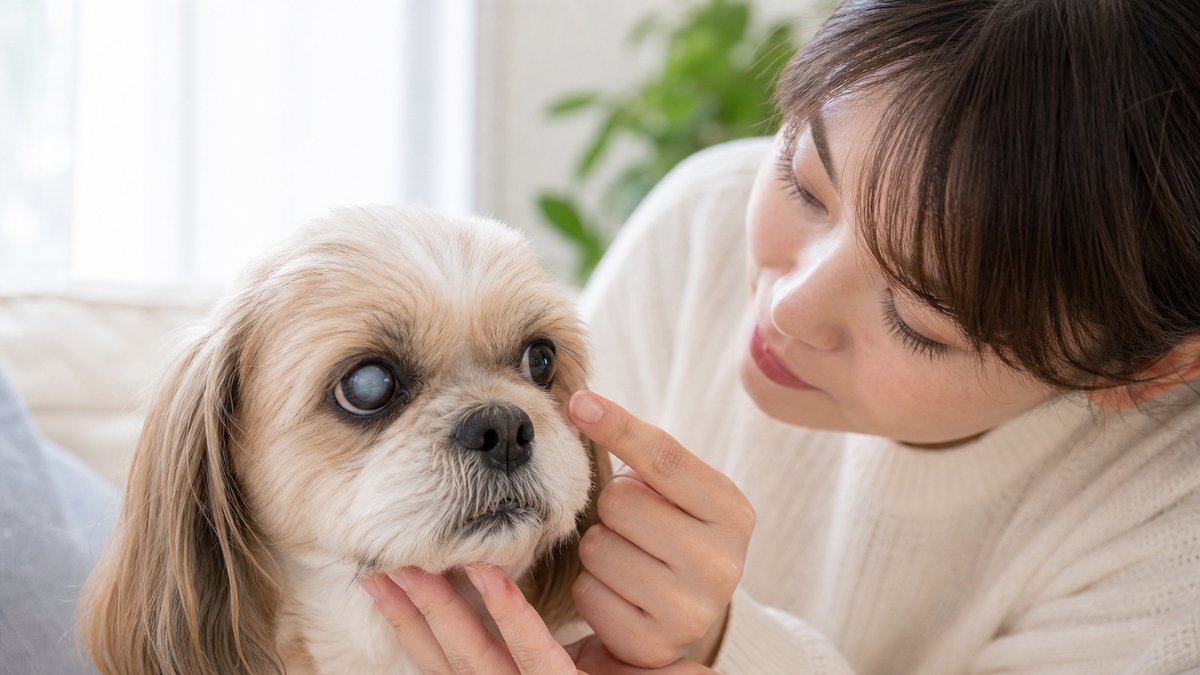 犬の白内障初期症状、見逃してない？失明を防ぐ5つのサイン