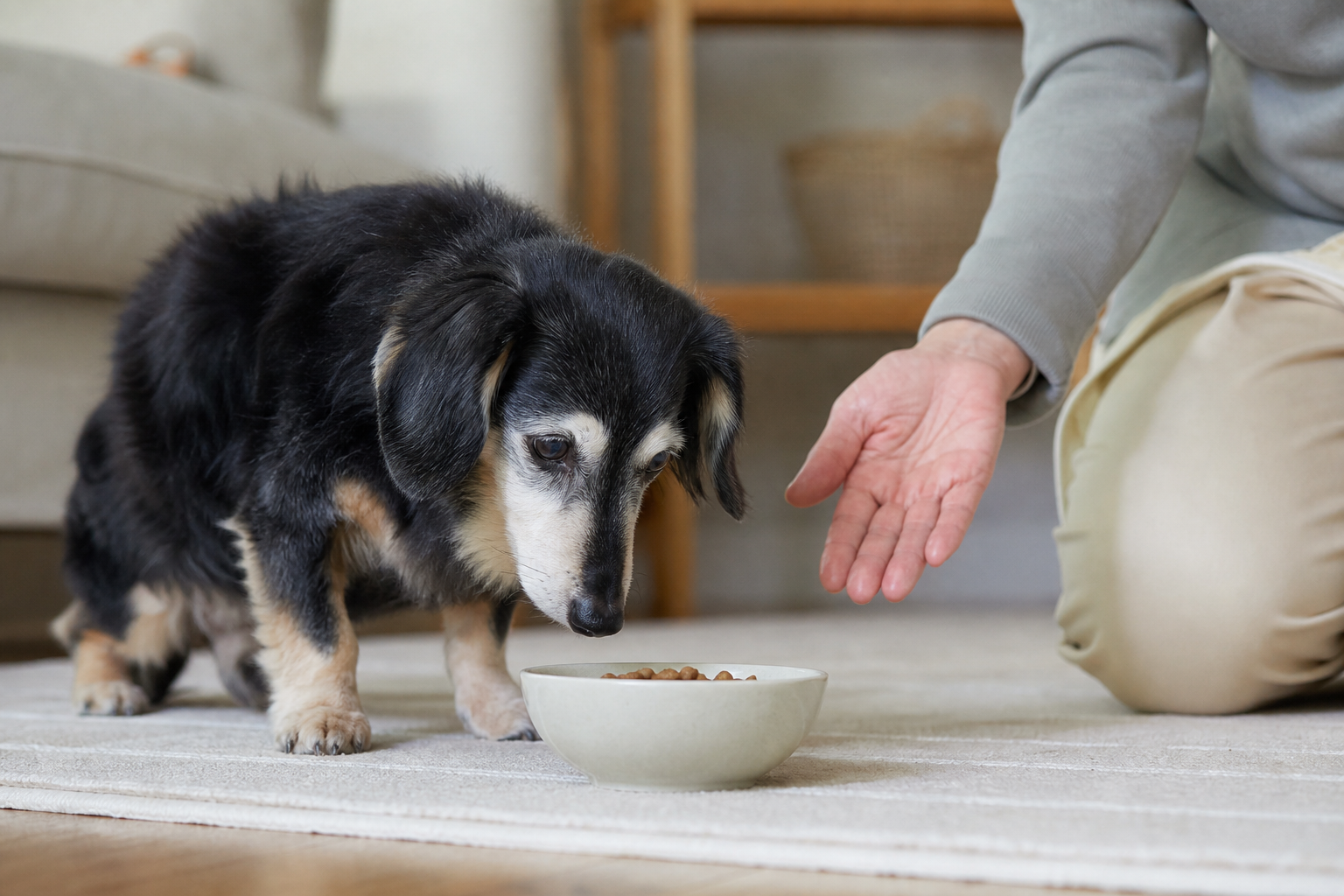老犬がご飯を食べなくなる主な原因
