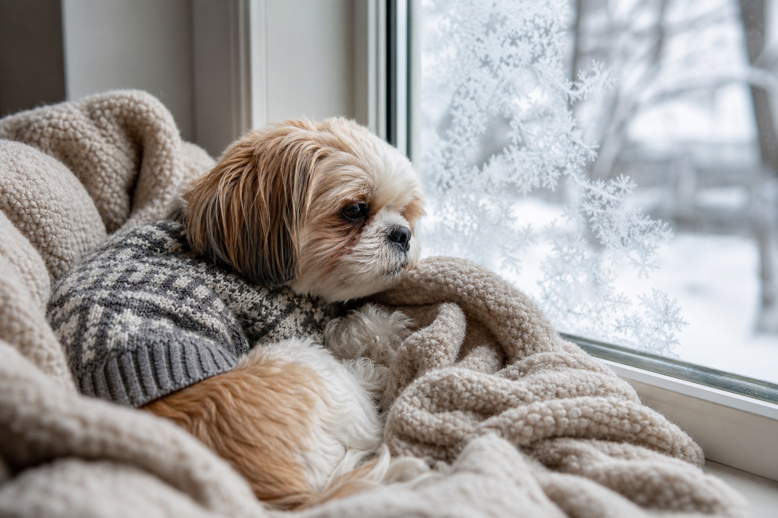 犬は冬の寒さで病気になる?寒さが体に与える影響を知ろう