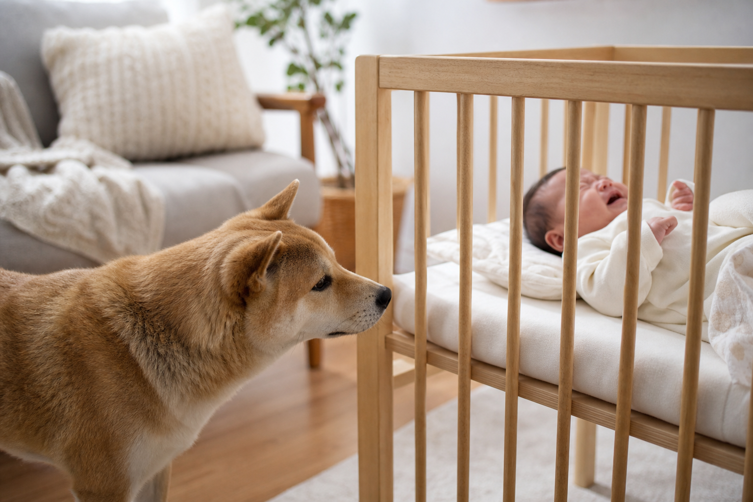 犬が赤ちゃんの帰宅に戸惑う理由を理解しよう