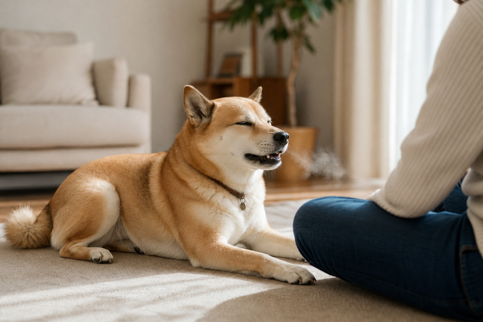 犬のため息とは？人間のため息とどう違うのか