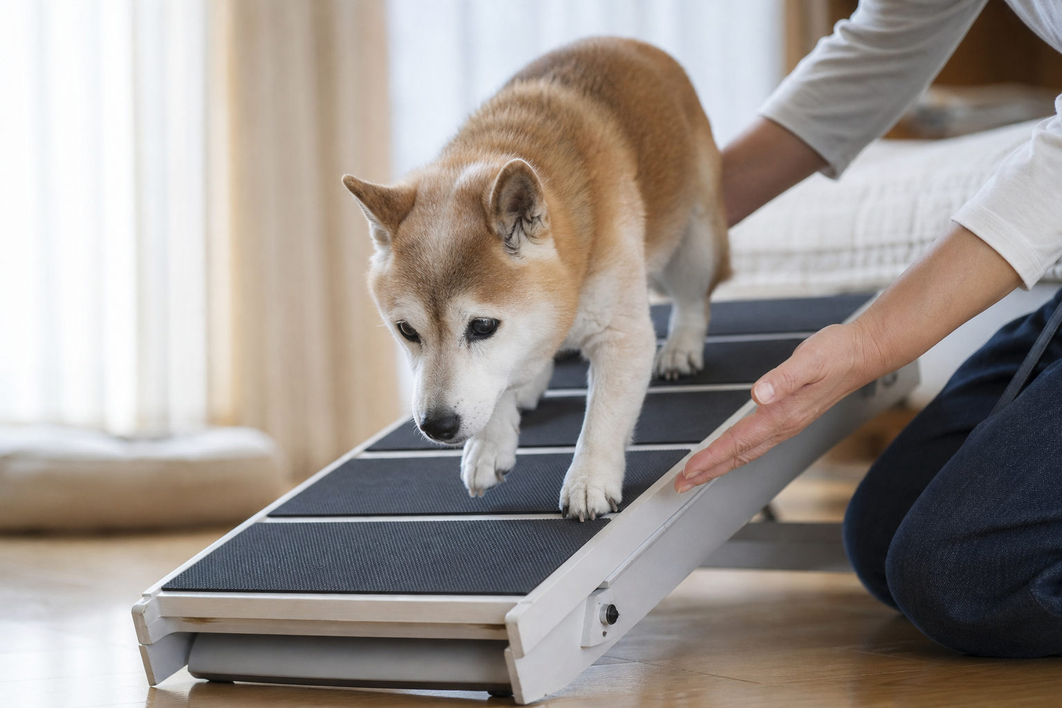 老犬の介護グッズ・住環境（バリアフリー）の整え方