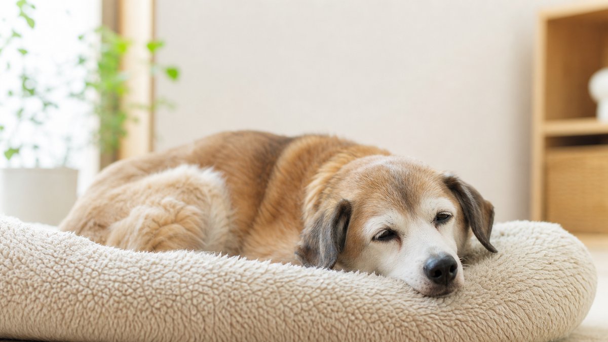 老犬が寝てばかりで食欲ない…病気を見逃さない5つのチェック