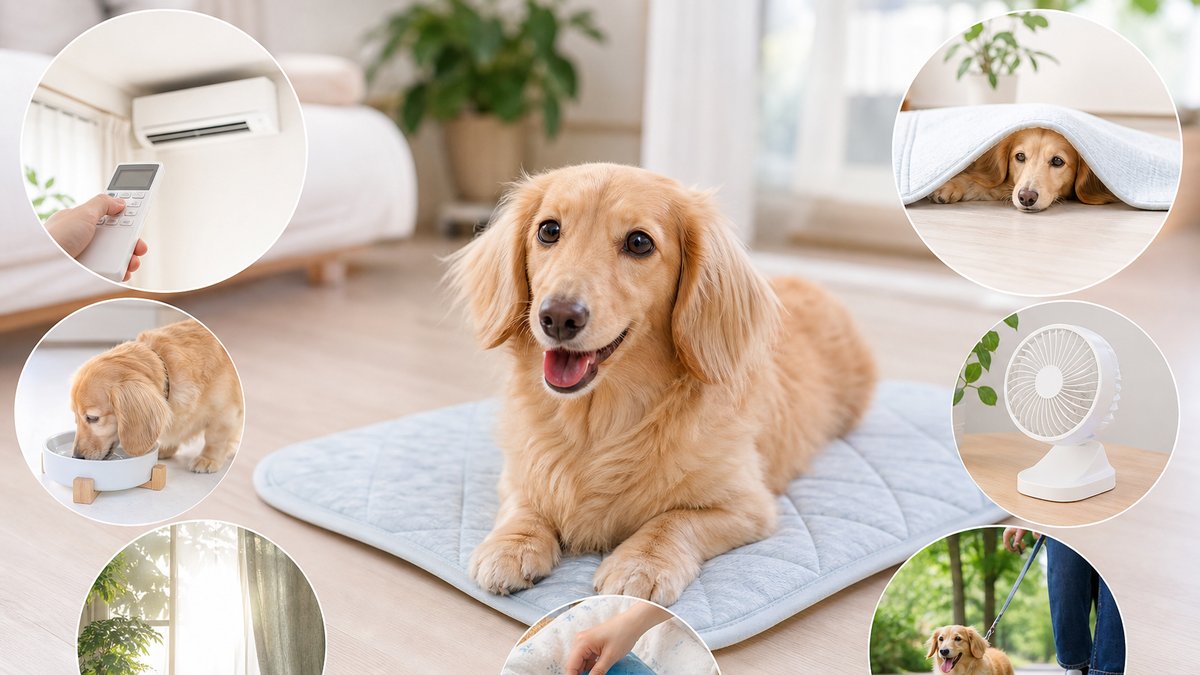 室内で犬が夏に病気にならない暑さ対策7選